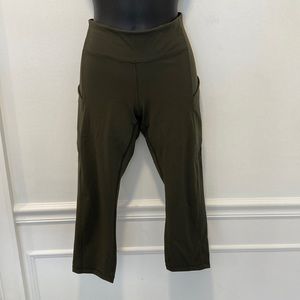 Lululemon Dark Green Work Out Pants No Size